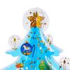 Sanrio Christmas Melody Transparent Blue Joy to the Greeting International Shipping SANRIO 528307 Card, Card, Tree, World, Card, Available, JXPM20-3,