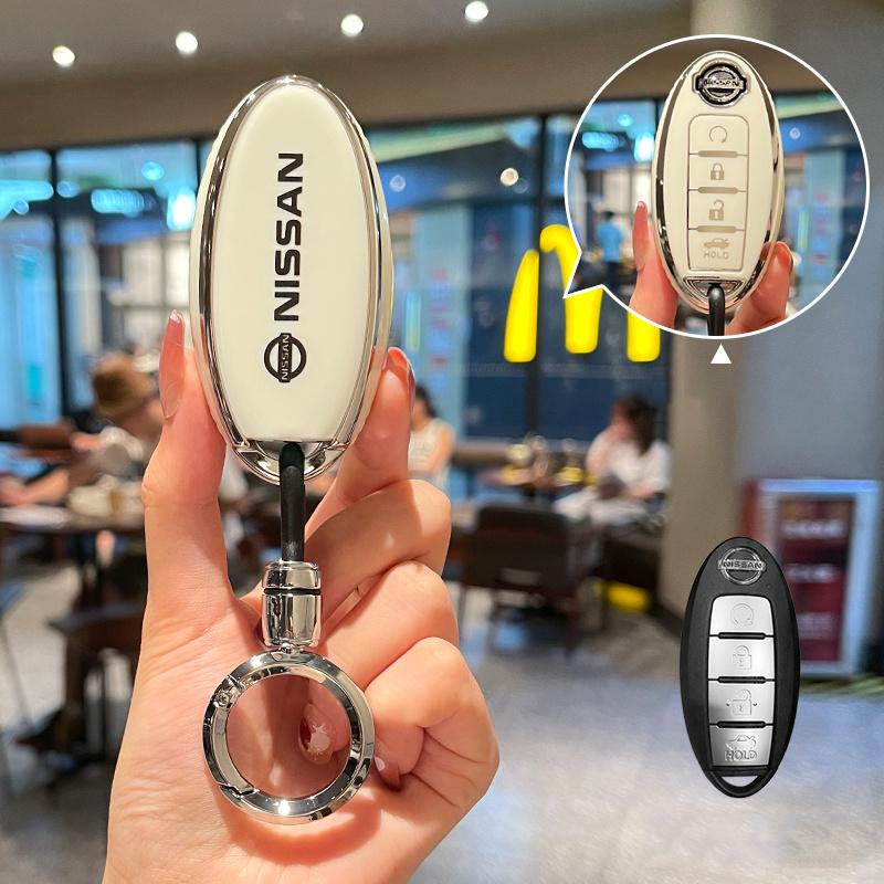 TPU Flip Folding Car Styling Key Fob Cover Cases For Nissan X-Trail Qashqai Kicks T31 T32 Juke J10 J11 Tiida Altima Pathfinder SS88