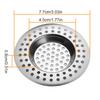 Sink Strainers For Kitchen Stainless Steel Food Catcher Plug Fast Drainage Odor Filter Sink Plug For Family Friends Home Hotel