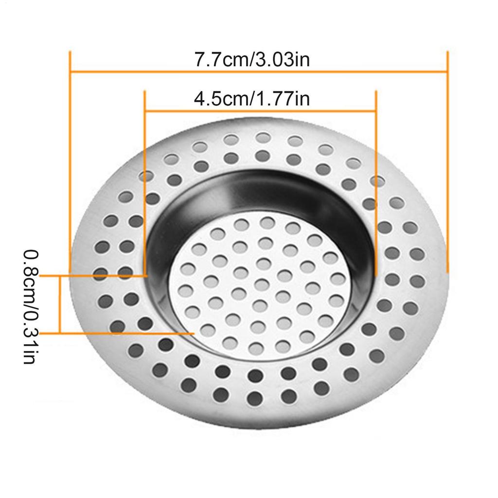 Sink Strainers For Kitchen Stainless Steel Food Catcher Plug Fast Drainage Odor Filter Sink Plug For Family Friends Home Hotel