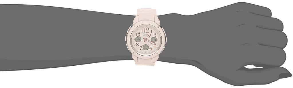 BABY-G BGA-150EF-4BJF Women's Watch, Pink, 10 BAR Water Resistance, Shock-Resistant