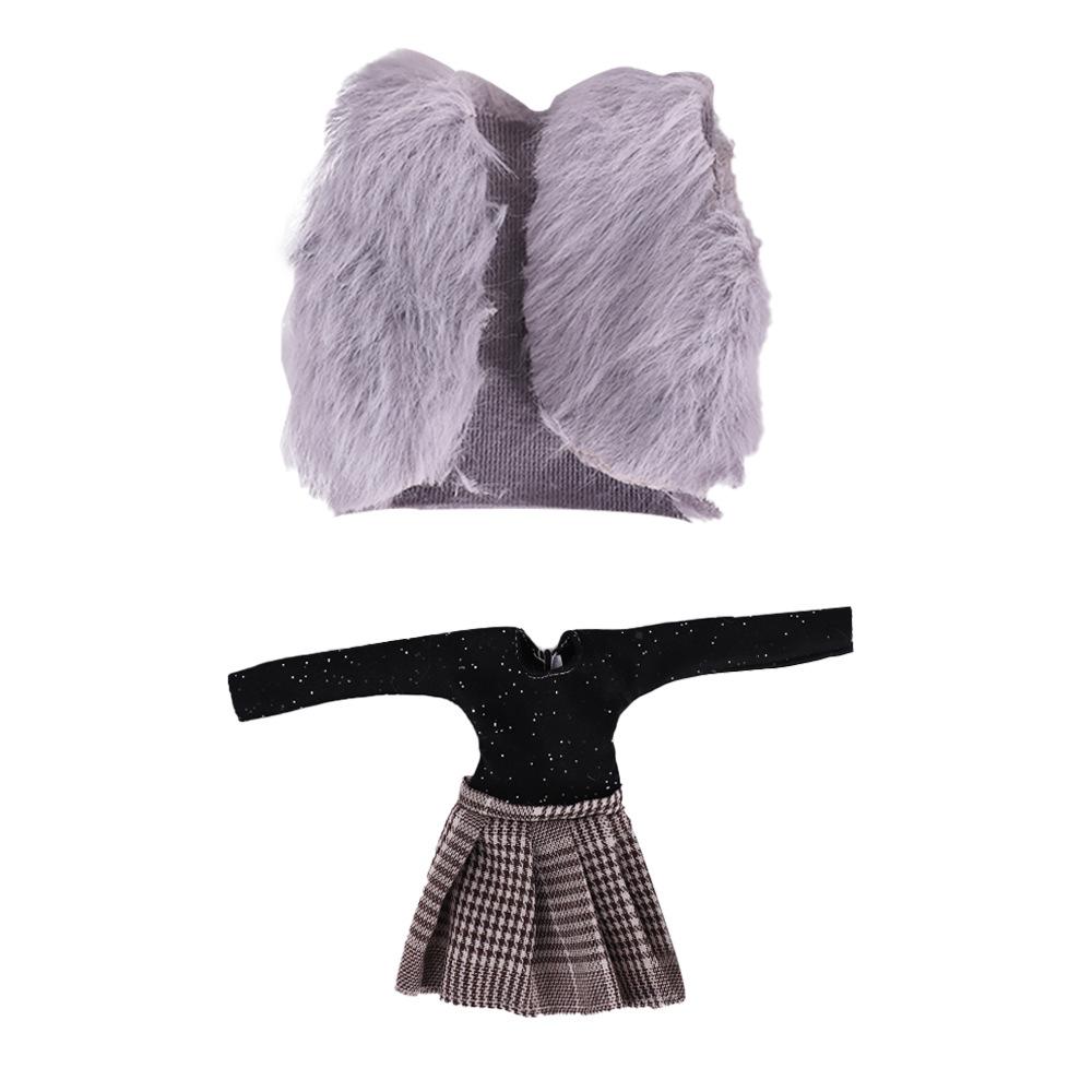 Latest 11.5 Inch Doll Clothes 30Cm Doll Fashion Dress-Up Clothes Skirt+Jacket Accessories 1/6 Doll Supermodel Doll Plaything Clothing Set