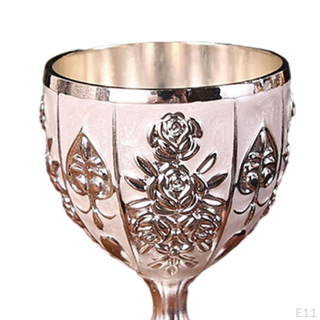 Goblet Embossed Cup Elegnt Drink