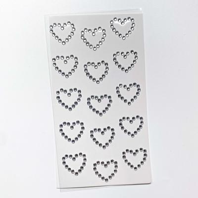 Face Sticker, Jewelry Makeup, Cubic Jewelry Sticker, Tattoo, Face Painting, Festival Stage Makeup, Fashion Sticker, 1 Piece, 35. Idol Heart