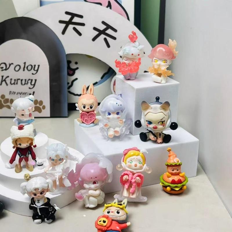 Mengli Dimo Sister Erchuang Changed The Baby's Optional Gift, Which Can Be Punched and Made Into A DIY Keychain Mobile Phone Chain.