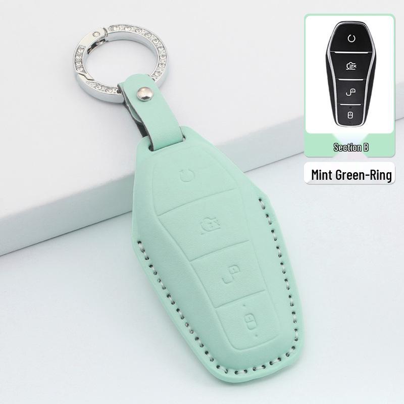 Compatible Key Case for BYD Models: Han, Qin Plus DMI, Song Pro, Tang L, Yuan 05, Seagull, Seal 06, Dolphin