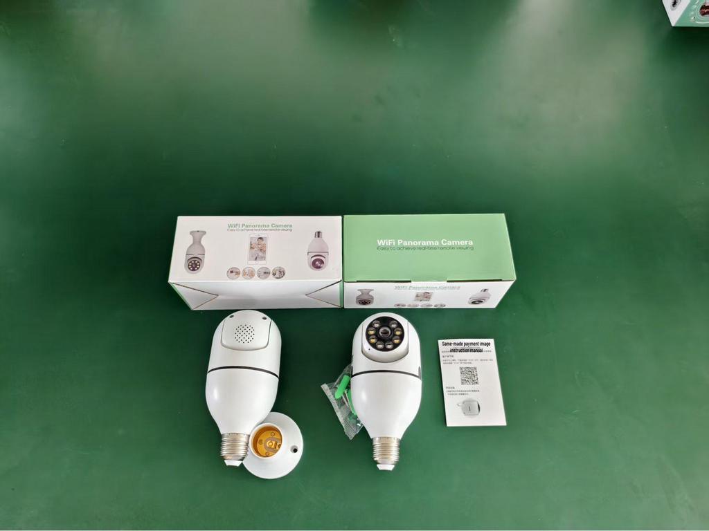 360° Panorama Smart Lampenhalter Kamera - 1080P HD Drahtlose Multifunktionale Überwachung