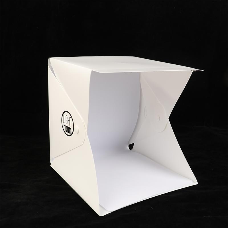 Fotografie Led Licht Raum Foto Studio Licht Zelt Softbox Hintergründe Fotobox Für Dslr Kamera 22Cm Tragbare Klapp Leuchtkasten