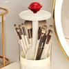Plastic Makeup Brushes Holder with Lid Cosmetic Brushes Storage Box  Lipstick Container