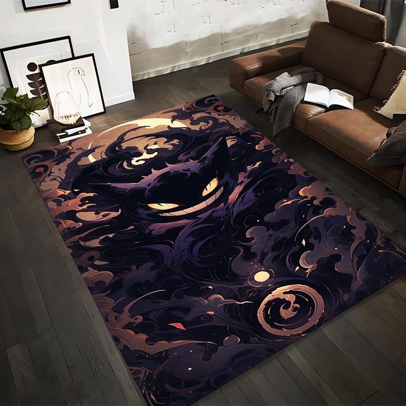 

Dark Cat-Inspired Mysterious Abstract Art Carpet for Living Room Suitable for use as an anti-slip for living room bedroom sofas 40x60cm( 15x23in )