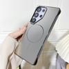 Frameless AG Matte For Magsafe Case for Samsung Galaxy S25 S24 S23 Ultra Magnetic Wireless Charging Luxury Plating Armor Cover