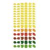 10 Sheets Reward Sticker Autumn Sticker Labels Maple Leaf Sticker Decorative Sticker Thanksgiving Day Sticker