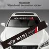 Car Front Rear Windshield Decoration Sticker For BMW Mini Works Cooper F54 F55 F56 F57 F60 R50 R52 R53 R55 R56 R57 R58 R59 R60