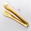 Leaky Stainless Steel Gold Plated Spoon Thickened Household Commercial Spoon Hot Pot Restaurant Ladle Cooking Soup Spoons