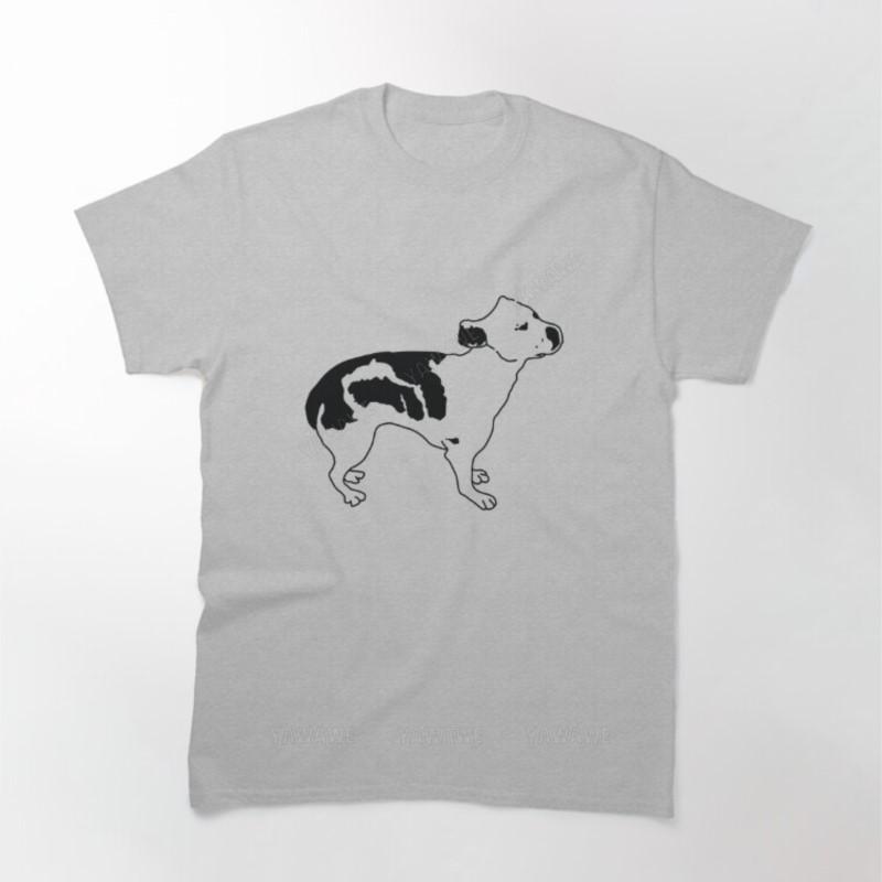 

Mens brand fashion tshirt Summer T shirts For Men One Dog Goes One Way Printed T Shirt male oneck short sleeve casual tops S