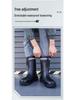 Men's Warm Non-Slip Durable Rain Boots for Food Delivery, Fishing, and Gardening