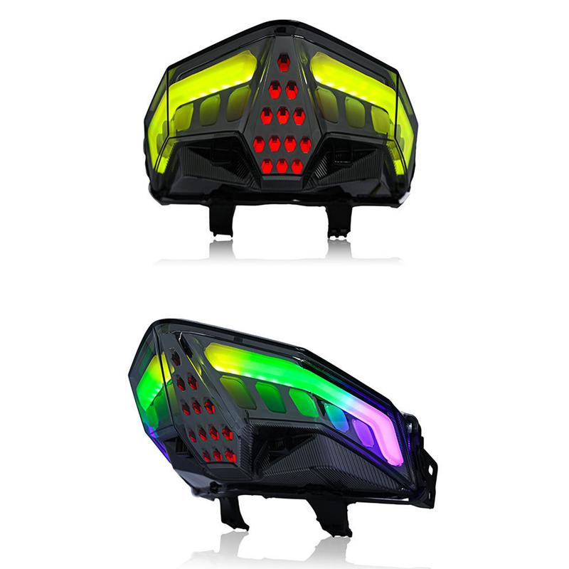 Motorcycle Brake Light Lamp with LED Turn Signals Replacement For Yamaha Click 150