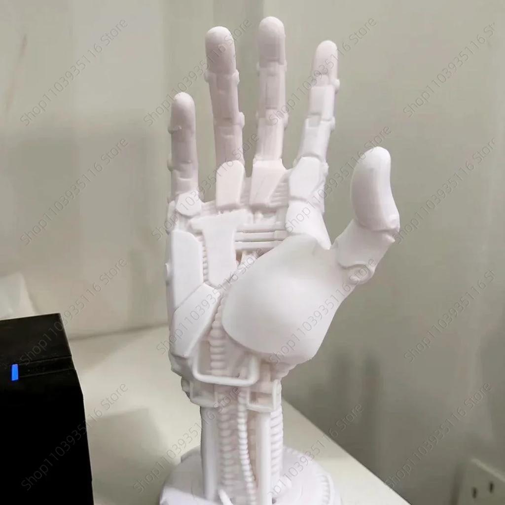 3D Cyberpunk Style Robot Bracket Arm Ornament Ps5s Xboxs Series Universal Switchs Handle Placement Home Desktop Decoration Gift