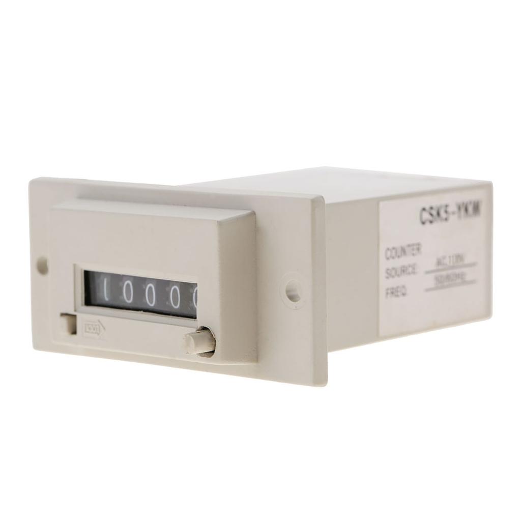 CSK5 YKW 5 Digit Electromagnetic Pulse Counter AC220V AC110V DC24V (#02)