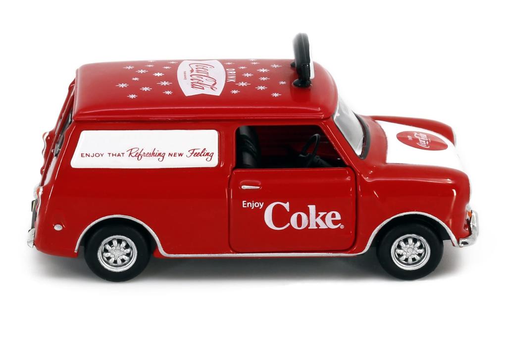 Tiny City Scale Morris Mini Cooper Diecast Model Car 1/50 Coca-Cola