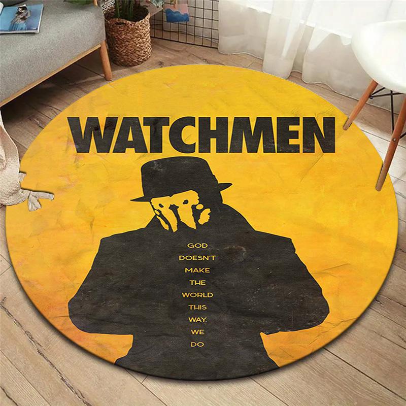 

Круглий килим Vortex Crossing Gate, Килимок для вітальні, спальні, біля дивана, дитячої кімнати, Нековзкий килимок для підлоги 80cmx80cm