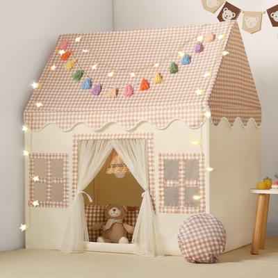 Kids Tent for Girls, Indoor Playhouse, Toy House, Sleeping Tent, Ages 4-6, Secret Base, Perfect Gift for Birthdays, Children's Day, Baby Showers, and