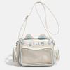 Y2K Ita Bag Cat Pu Backpack – Foldable, Adjustable Strap, Secure Zipper, Preppy Style Cute Schoolbag