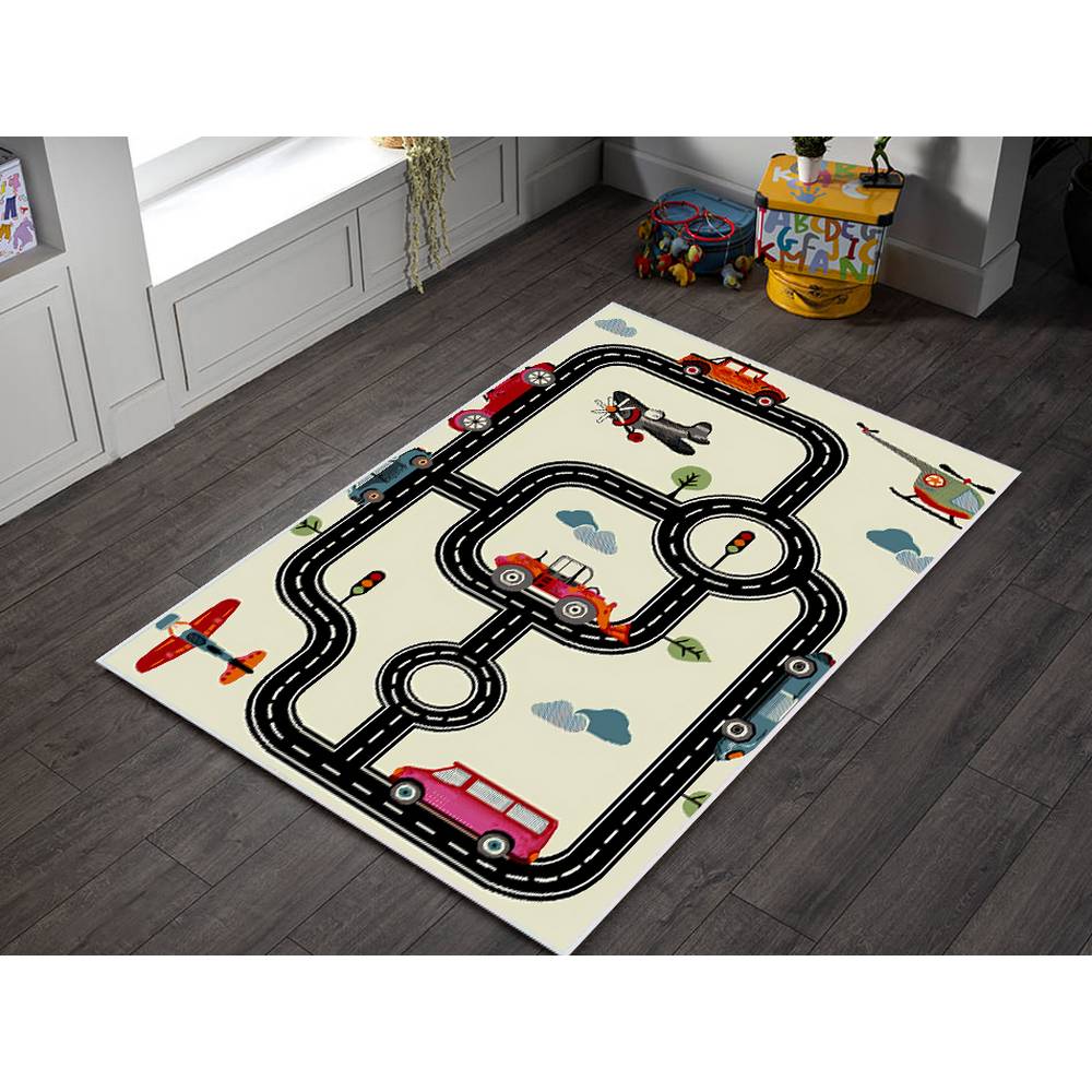 

Mosimoso Home MJ042 Детский ковер с принтом на подошве в горошек 80x150 cm