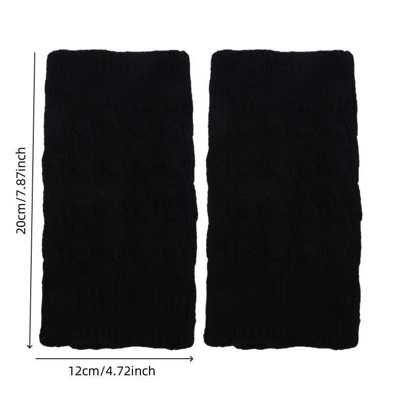 Women's Knitted Leg Warmer Winter Short Leg Warmers Boot Cuffs Fashion Thermal Ladies Legging Foot Warmer