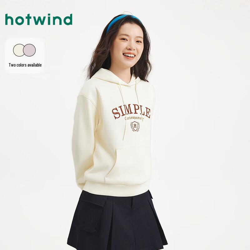 Hotwind Women s Color-Blocked Hooded Sweatshirt L