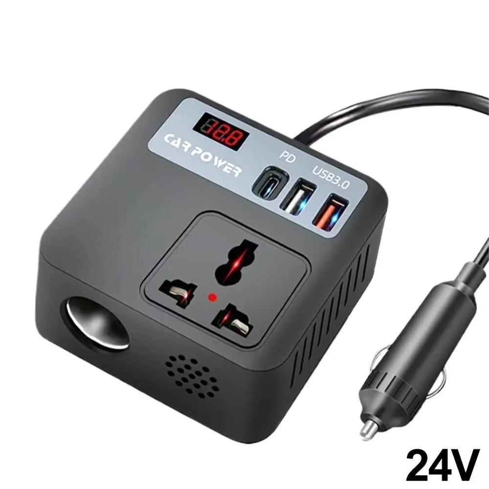24V Car Power Inverter 150W Car Converter Adapter Multi-Function Power Inverter  Car