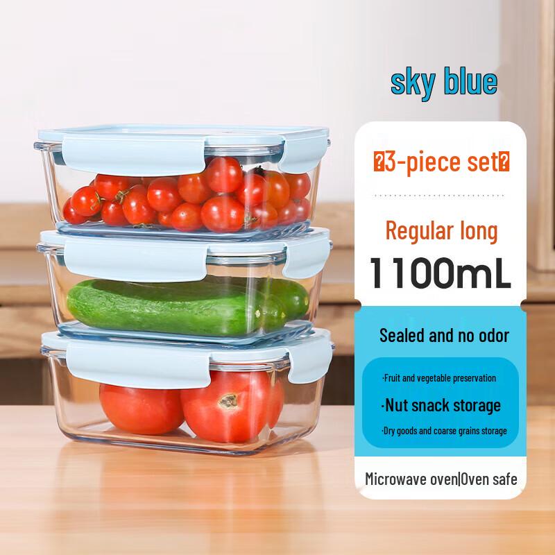 Huihuang H Skleněné nádoby na potraviny potravinářské kvality