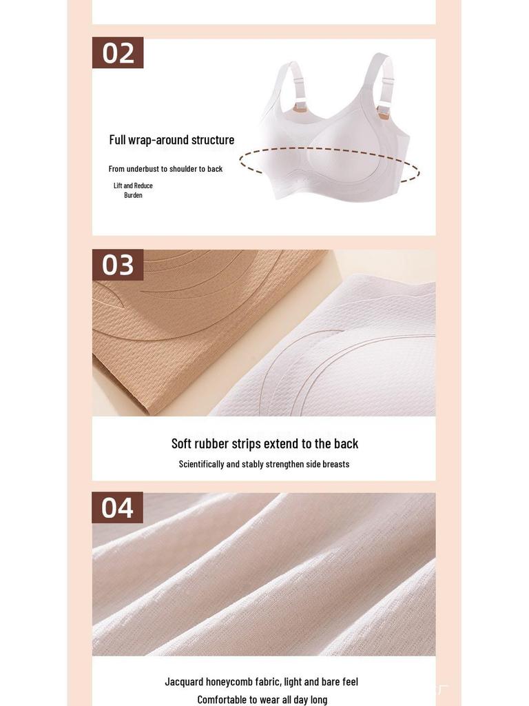 Seamless Anti-Gravity Wireless Support Bra for Back Beauty and Armpit Fat Lift