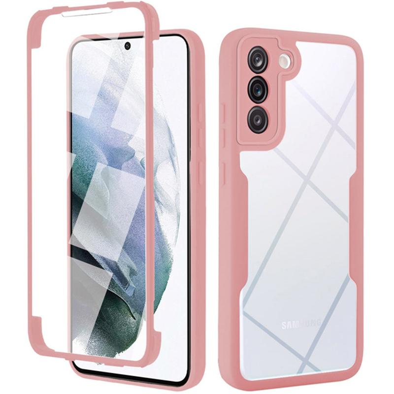 360 Full Protection Clear Case For Samsung Galaxy S22 Ultra S21 A53 A33 A73 A22 A32 A12 A51 Redmi Note 11 10C iPhone 13 12 Pro Max Double-Sided Cover
