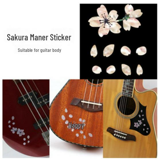 Personalized Guitar Sticker Set: Decorative Fingerboard and Panel Protectors for Acoustic and Electric Guitars.
