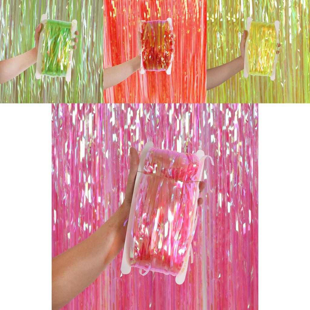 Colorful Candy Rain Curtain Backdrop For Festivals Parties Birthdays 1x2 Meter