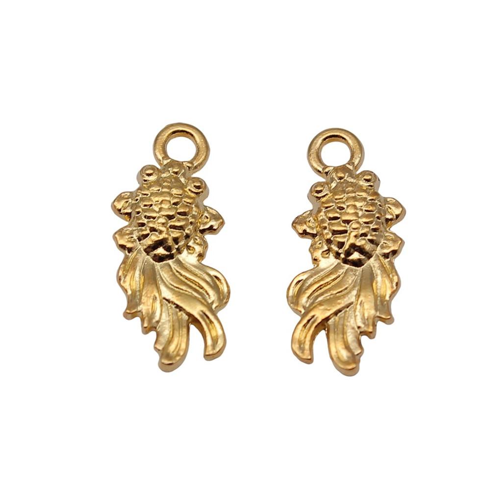 Fisch-Anhänger Vintage Legierung Anhänger Für DIY Schmuck Meeres-Thema Bastelbedarf