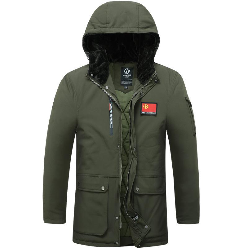 Waterproof Camouflage Winter Work Jacket – Durable, Windproof, Thickened Cotton for Workwear Protection