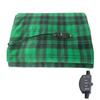 12V Electric Throw Cold Weather Fleece Cozy Heated Blanket 2 Heat Levels Electric Blanket Warming Fast Heating for Car 145x100cm