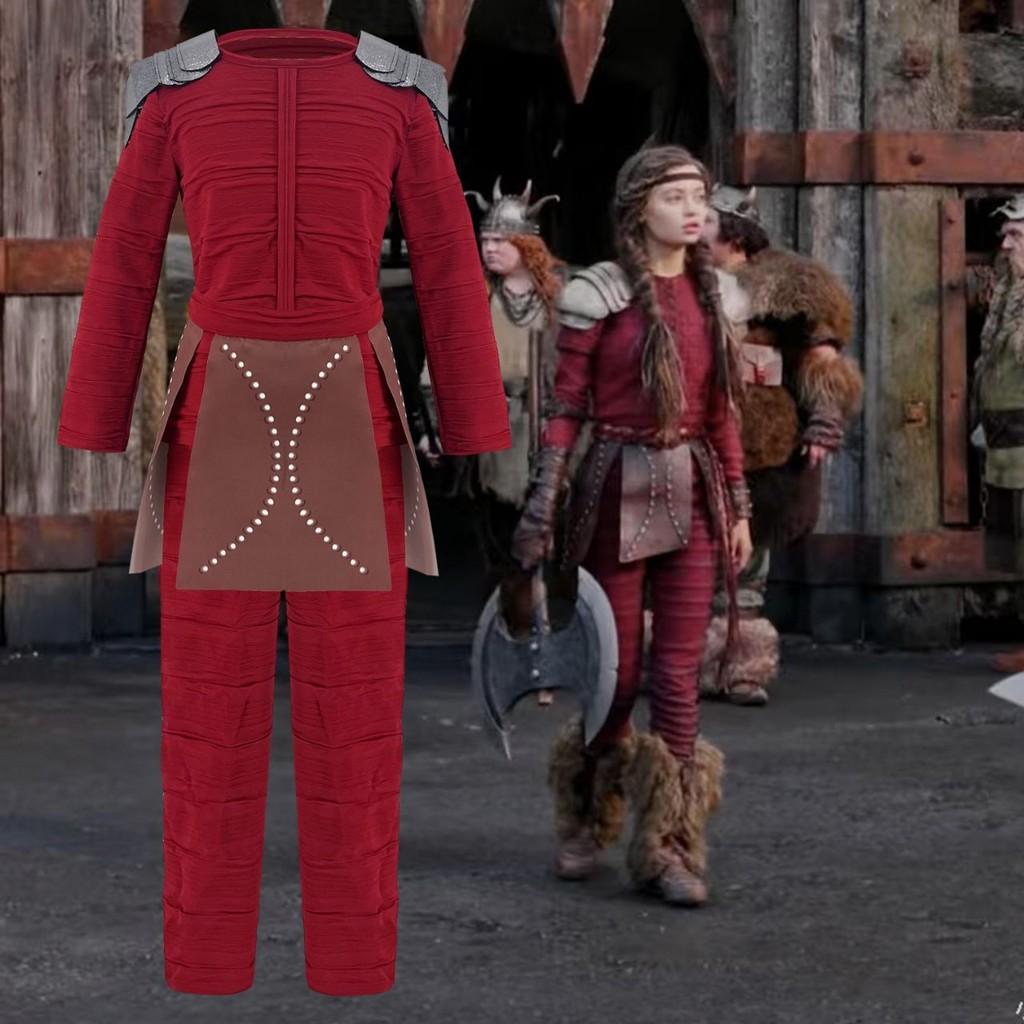 How To Train Your Dragon Girl Cosplay Costume With Pu Fabric For Kids Age 17 And Under