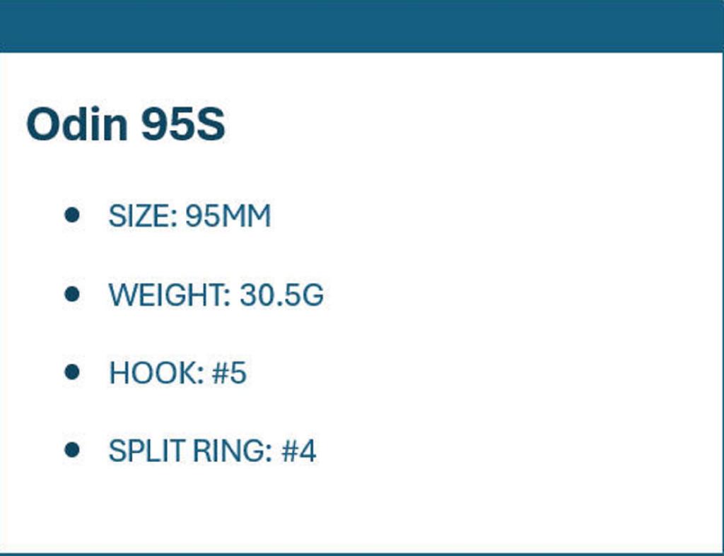 Bassday Odins 95S Sinking Lure 30.5 Grams HH-490 (0010)