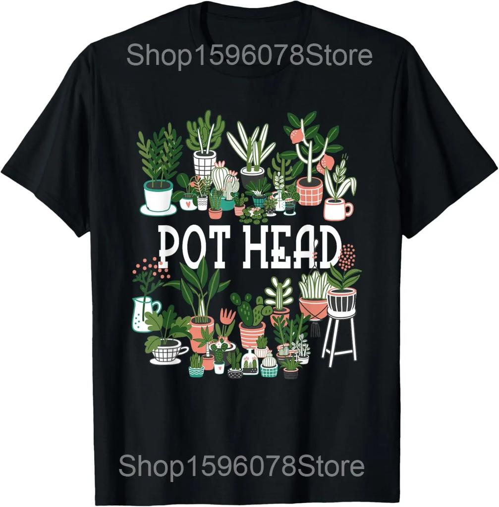 Skeleton Hands Heart Houseplant Gardening T Shirts Men Pure Cotton Humor Streetwear Tee Shirt Short Sleeve Unisex Loose Clothing