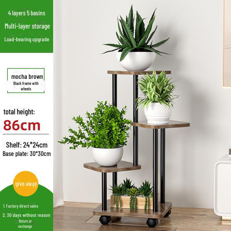 Cross-Border Multi-Layer Indoor Flower Rack for Living Room or Balcony