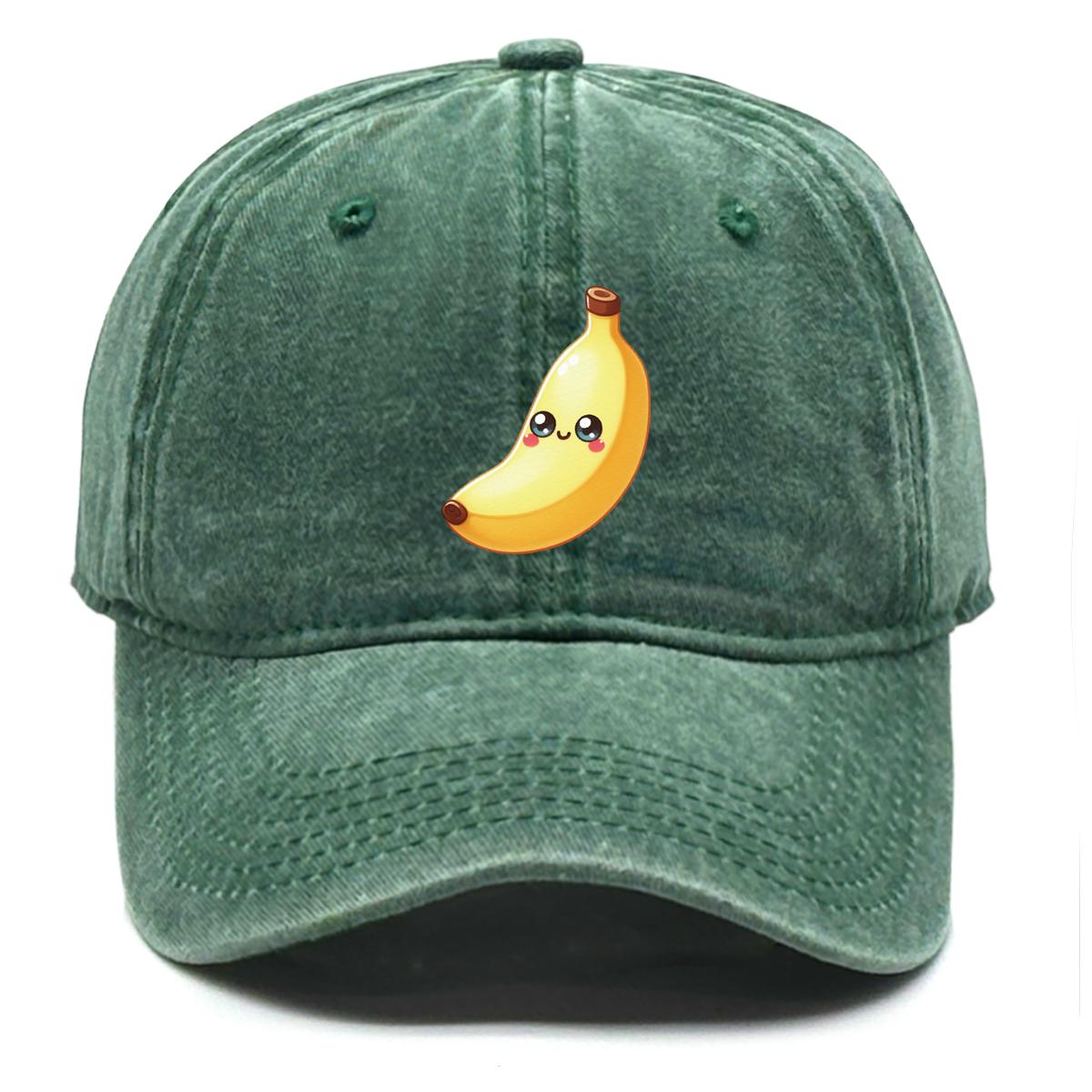 

Cartoon Banana Print Adjustable Baseball Cap, Fruit Trucker Hat Sun Protection Leisure Unisex Trendy Adjustable Baseball Hat as the picture