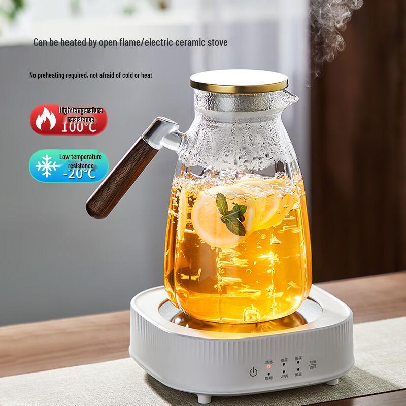 TEAHUE High Borosilicate Glass Water Pitcher