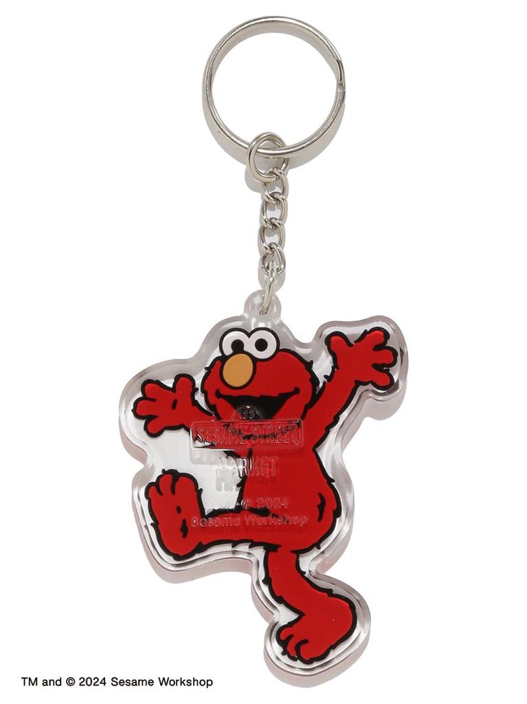 Sesame Street Market Plastic Keychain SSMUGG246463 Women's Red Free Size