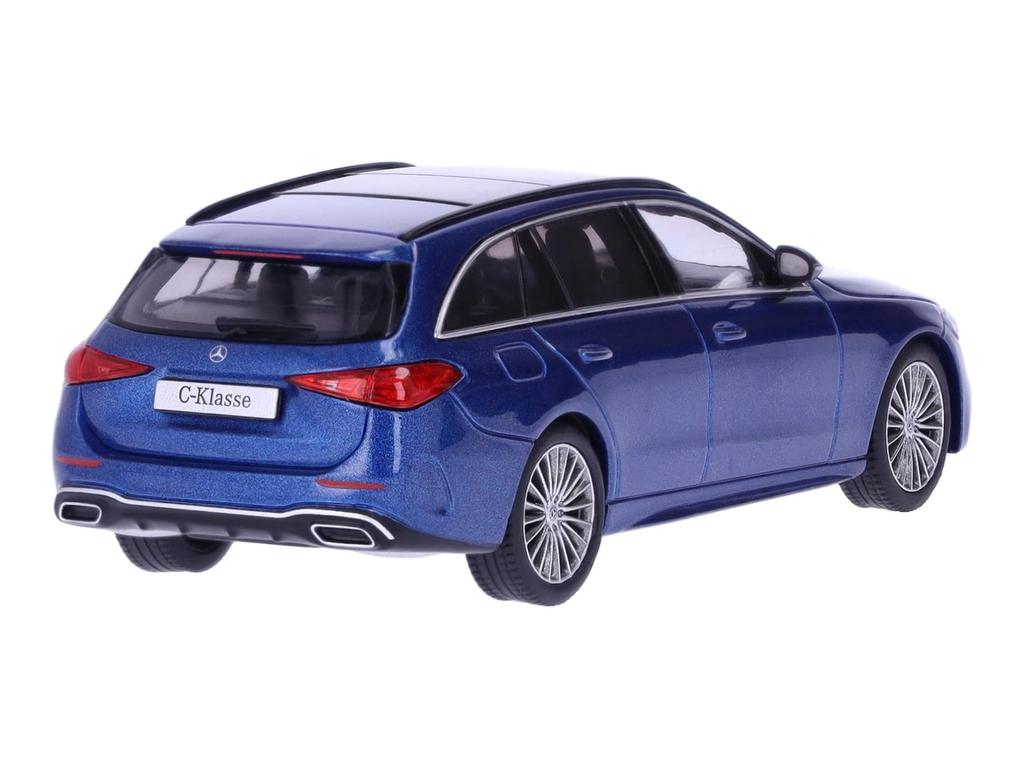 HERPA 1/43 Scale Mercedes-Benz C-Class (S206) KOMBI Station Wagon 2021 (Blue) Diecast Model Car [Parallel Import]