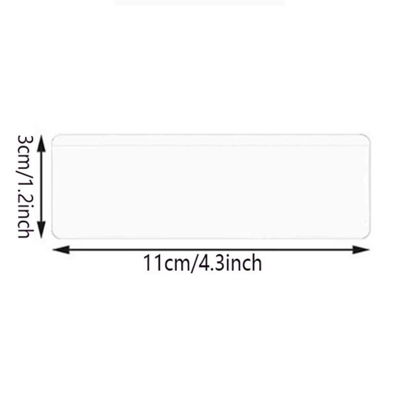 Clear Adhesive Label Pockets With Strong Stick Backing Label Bags For Home And Office Use Sticker Pockets