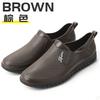 Spring and Autumn low-top rain shoes fashionable men's glove shoes flat non-slip kitchen water shoes chef shoes ingot shoes men's shoes