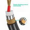 Professional 1/4Inch Male To 2RCA Male Stereo Y Splitter Cable 6.35 To 2RCA Connection Cord Wire 50cm To 10m